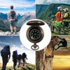 Retro Zinc Alloy Compass - Classic Portable Marching Compass with