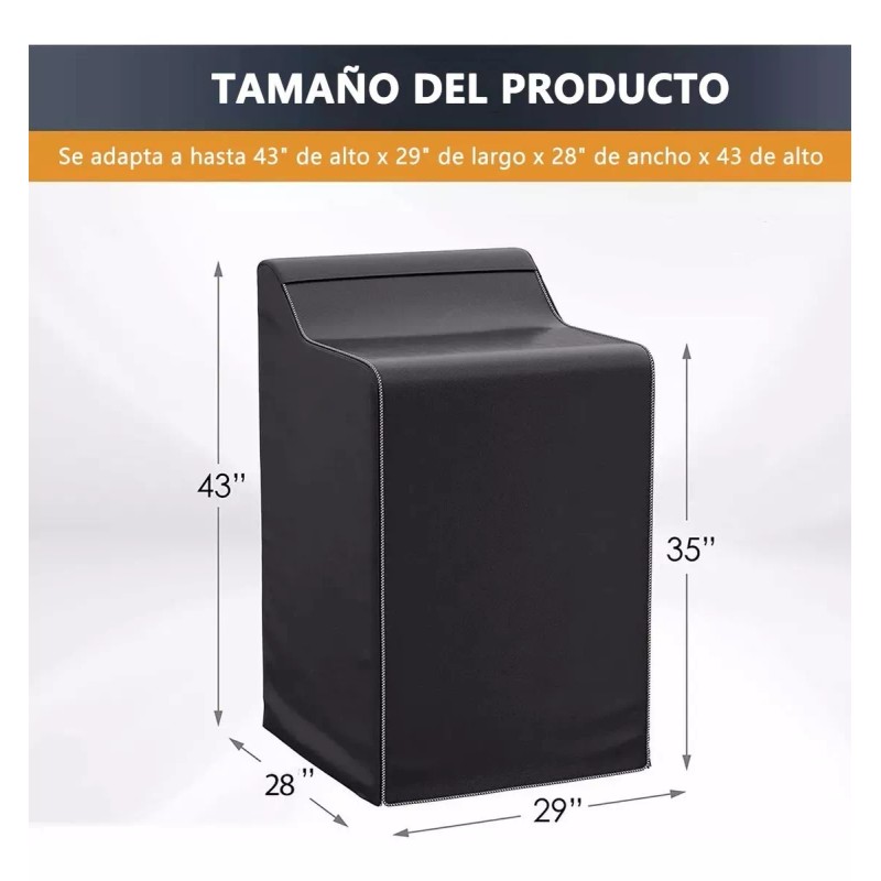 Fundas para Lavadoras Funda De Protección Solar Impermeable Universal Para