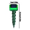 Gopher Repellents | Waterproof Solar Mole Repellents Ultrasonic,Ultrasonic Rodents Spikes