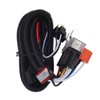 H4 Headlight Relay Harness Plug and Play H6054 7x6 LED