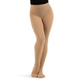 Capezio Big Girls' Studio Basic Tight, Caramel, One Size