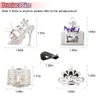 UHANBUT 4PCS Bling Car Air Freshener Vent Clip, Crystal Rhinestone