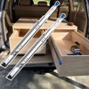 Heavy Duty Drawer Slides with Lock, 32 Inch, 150 lb