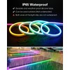 ALITOVE LED Neon Rope Light Addressable WS2811 RGB IC 32.8ft