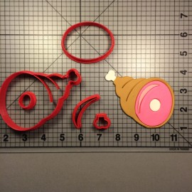 Unbranded Ham 100 Cookie Cutter Set - 3 inches