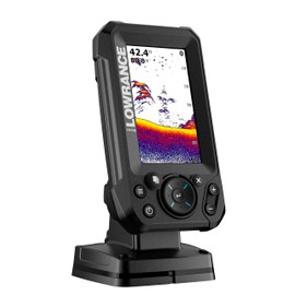 Lowrance Eagle 4X FishFinder with Bullet Transducer, 4-inch IPS Portrait Screen, Black, 000-16110-001