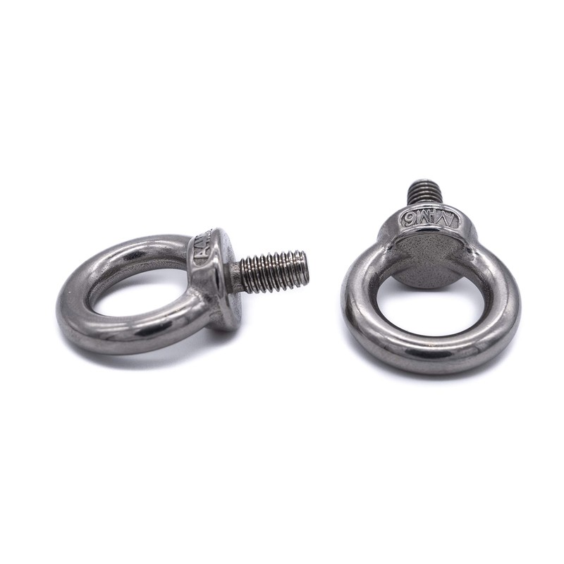 10pcs M6 Stainless steel eye bolt A4 316 marine grade