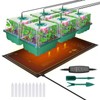 Seed Starter Trays with Grow Lights and Heat Mat, 72