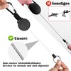 Retractable Keychain Heavy Duty Carabiner Badge Holder Retractable Badge Reel