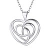 Silver Necklaces for Women Solid 925 Pendant Necklace for Girlfriend