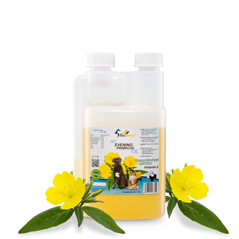Biopurus Pure Natural Evening Primrose Oil For Dogs and Cats