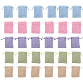 CQQNIU 30-Piece Mini Storage Bags, Gift, Candy, Jewelry Bags, Drawstring Pockets