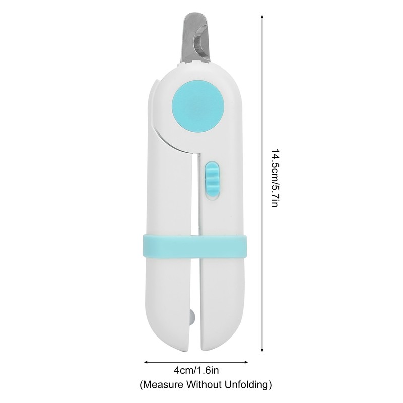 LED Pet Nail Clippers Durable Avoid Over Cutting Pet Nail