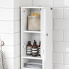 SoBuy Bathroom Narrow Storage Cabinet, Skinny Tall Unit with Adjustable