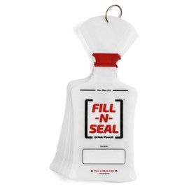 Fill-N-Seal (25 6oz Liquid Heat Sealed Pouches, No Funnel Needed, TSA Approved, 100% Flexible, and BPA Free!