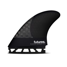 Futures Machado Pivot Blackstix Thruster Surfboard Fins - Black Swirl