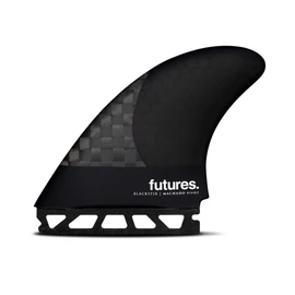Futures Machado Pivot Blackstix Thruster Surfboard Fins - Black Swirl