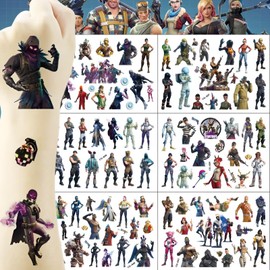 6 Sheets Temporary Tattoos Stickers For Kids, Birthday Party Supplies Decorations Party Favors, Gifts for Boys Girls School Classroom Rewards