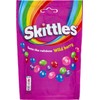 Skittles Vegan Chewy Sweets Wild Berry Fruit Flavoured Pouch Bag,