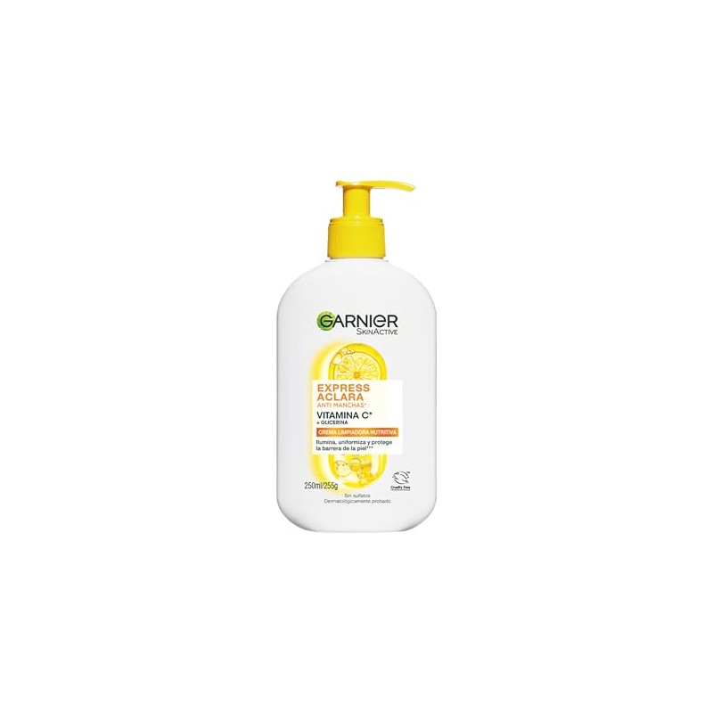 Garnier Skin Active Express Aclara Vitamina C Gel Limpiador Facial,