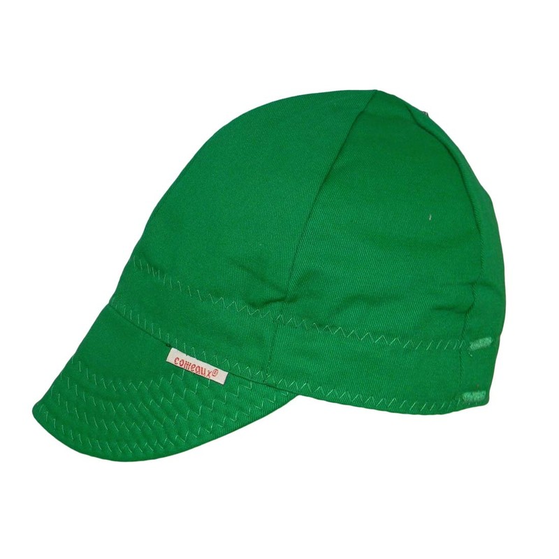 Comeaux Caps Reversible Welding Cap Solid Green Size 7 5/8