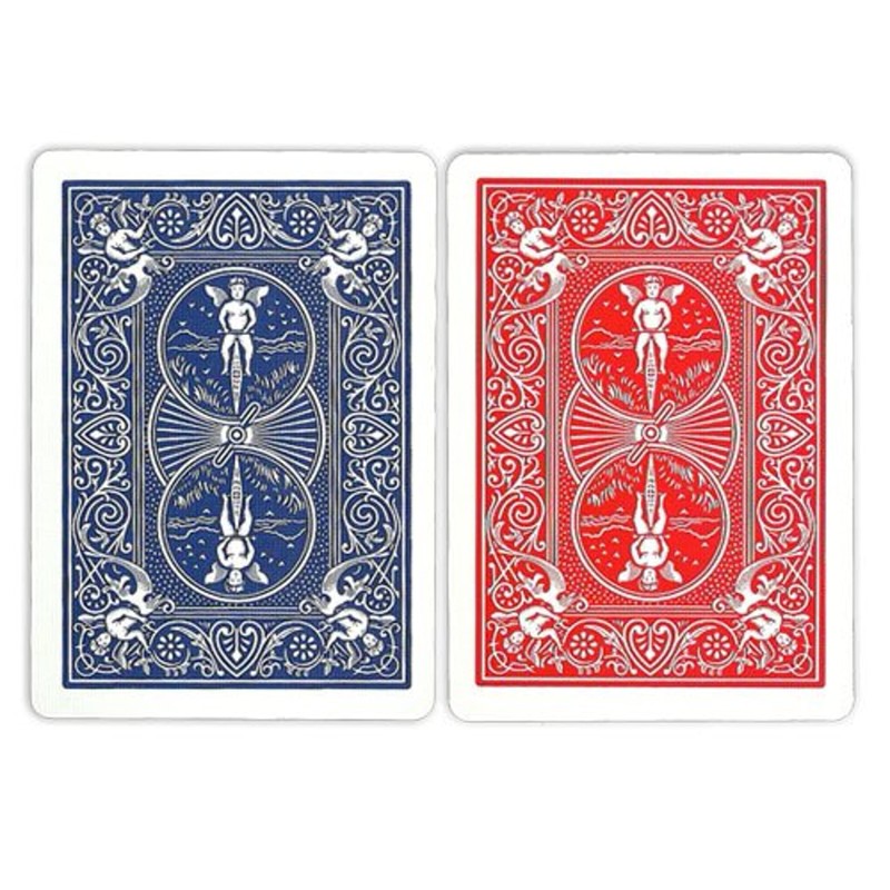 12 Decks Bicycle Pinochle Cards (6 Red / 6 Blue)