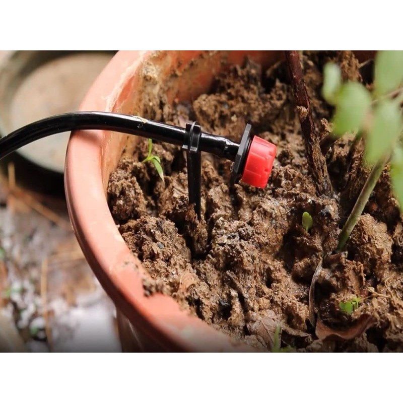 Balter-D 200 Pack Irrigation Drip Support Stakes 1/4 Inch Tubing