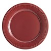 Rachael Ray Cucina Dinnerware 16-Piece Stoneware Dinnerware Set, Cranberry Red