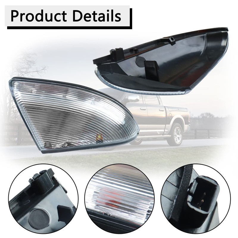 LED Front Right Passenger Side Mirror Turn Signal Light Lamp