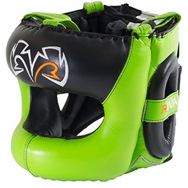 RIVAL Boxing Guerrero Facesaver Headgear - S/M - Lime