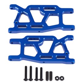 Aimrock Aluminum Rear Lower Suspension A Arms Upgrades AR330192 for 1/8 Typhon 1/7 Felony Infraction Limitless 6S BLX RC Buggy Car (Blue)