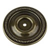 GlideRite Hardware 5060-AB-10 2.5 inch Round Antique Brass Cabinet Back