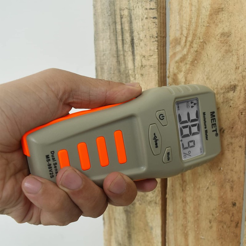 MEET MS-98V2S Pin & Pinless (Penetrate) Moisture Meter for Wood