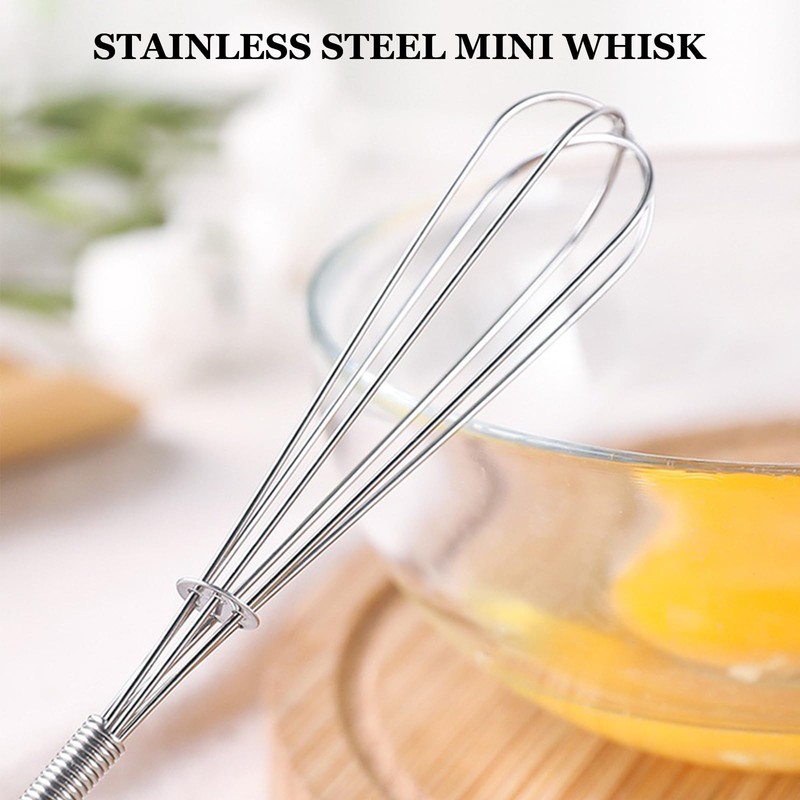 NileHome Mini Whisk Stainless Steel 5" 7" (2 Pack)