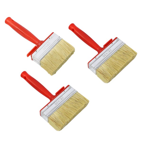 ​​3-Pack Fence Paint Brush Set | 2x30x120mm & 1x30x90mm Decking