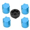 4pcs RC Car Wheel Rim Center Cap M4 Nut Fit