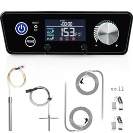 PID Control Board for Pit Boss Vertical Pellet Smoker Digital Thermostat Controller Trapezoid Panel Pitboss Series 3 / 4 / 5 / 7 Grill Replacement Parts BBQ Kits