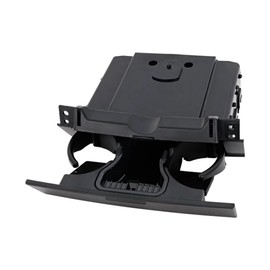 KarParts360 For Ford F-150 2004 05 06 07 2008 Cup Holder | XL/STX/XLT Models | Black | Plastic | With Ash Tray | Replacement For 6L3Z1504810AA