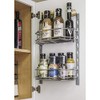 Hardware Resources DMS6-PC-R Door Mount Tray System, Chrome