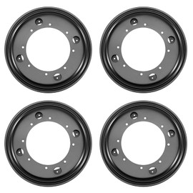 SEHOI 4 Pack 9 Inch Black Lazy Susan Hardware, 360°Rotating Swivel Plate with 220 lbs Load Capacity, Thick Ball Bearings Turntable Lazy Susan Base for Rotating Table, Display Plate, Serving Tray