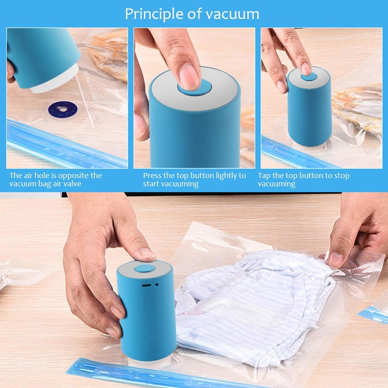 Mini Automatic Vacuum Pump Portable Vacuum Sealer Machine with Vacuum