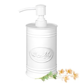Autumn Alley White Metal Soap Dispenser