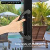 HILLMASTER Patio Sliding Glass Door Handle Replacement Set,Mortise Style Reversible