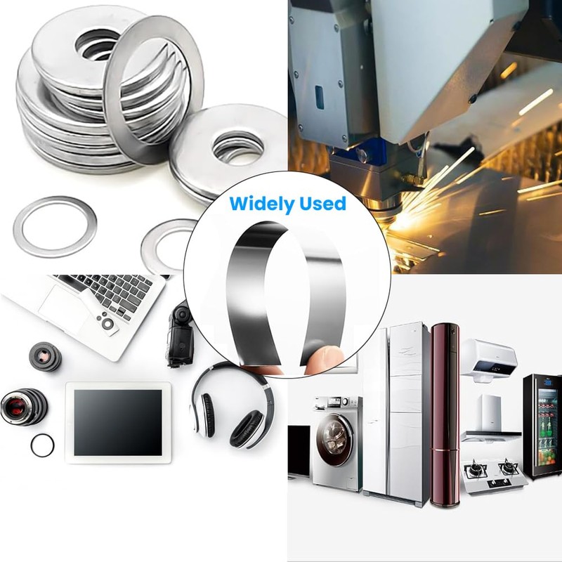 50 pcs Shim Stock Assortment 1" Width x 6" Length,304