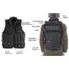 Sutekus Tactical Vest For Outdoor Paintball Airsoft Game Combat Training
