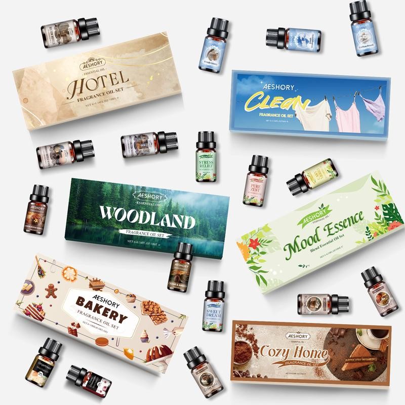 Hotel Diffuser Oils Gift Set - 6x10ML Luxury Fragrance Oil