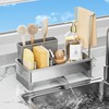 SOVGIZF Sponge Holder for Kitchen Sink,Sink Caddy Organizer with Removable