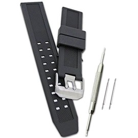 【Luminox ルミノックス純正バンド互換品】 取付幅23mm 時計ベルト ラバーバンド ネイビーシールズ等に 11Straps【バネ棒外しセット】