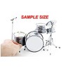 AXE HEAVEN Classic Studio Drum Kit Model Blue Sparkle -