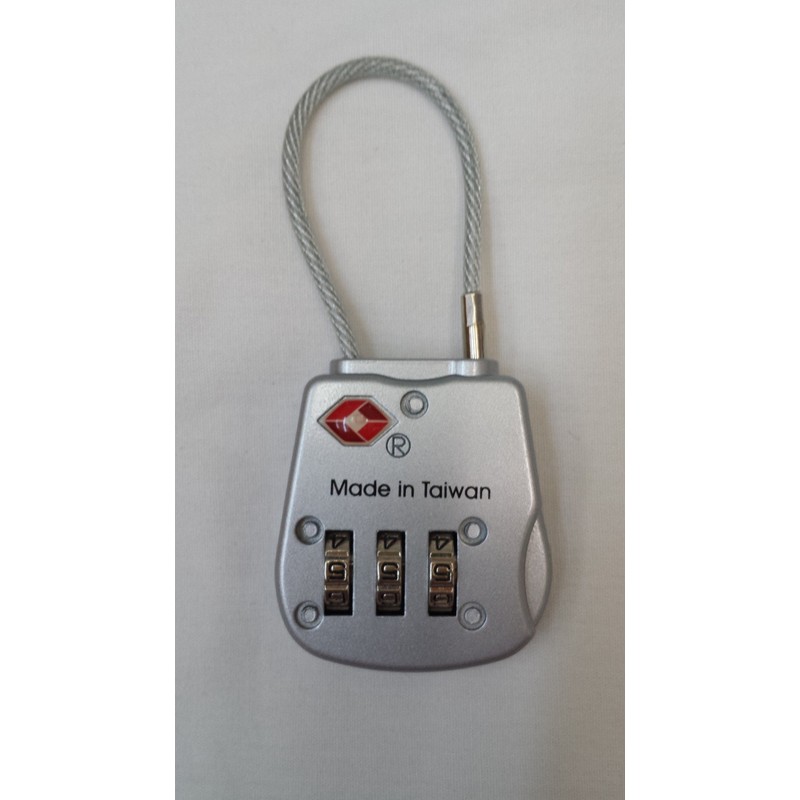 Travel Sentry TSA Approved 3-dial Combination Cable Luggage Lock -